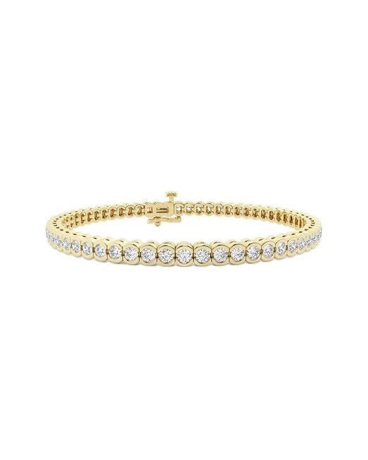 Lab Grown Diamonds White 14K 4.02 Ct. Tw. Lab Grown Diamond Bracelet