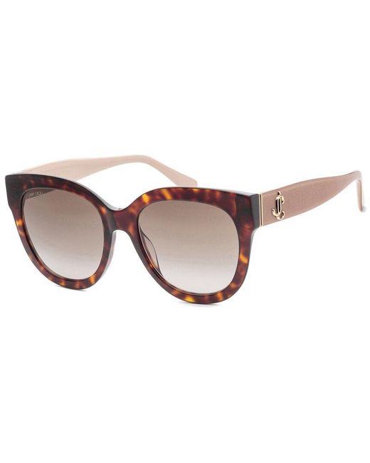 Jimmy Choo Brown Jillgs 54mm Sunglasses