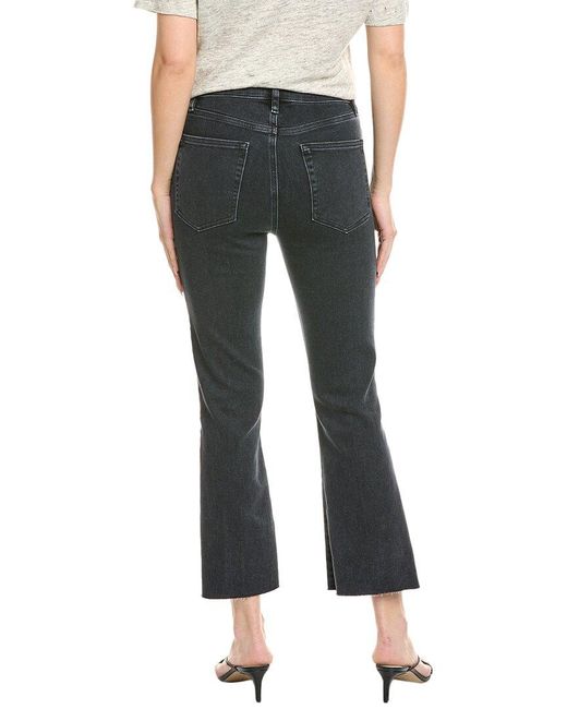 FRAME Black Le Crop Radio Cascade Hem Mini Boot Jean
