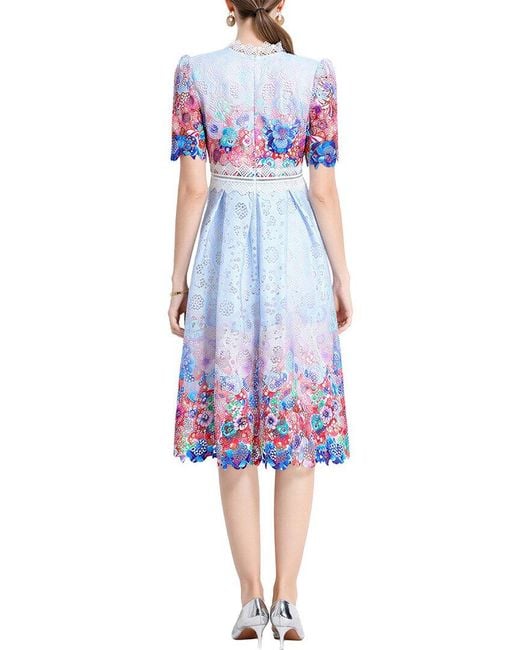 DZA Purple Midi Dress