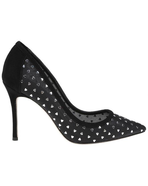 L'Agence Black Julie Suede Pump