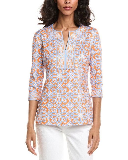 Gretchen Scott Red Jersey Piazza Top