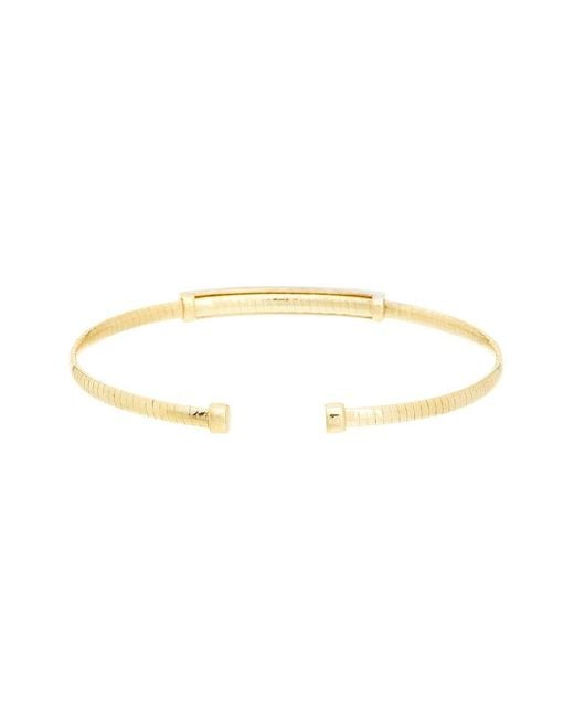 Meshmerise White 0.10 Ct. Tw. Diamond 18K Over Bangle Bracelet