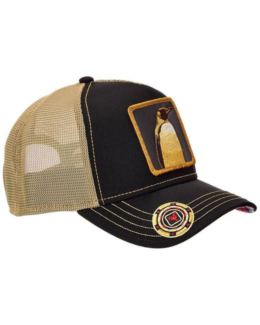 Goorin Bros Black Quart Major Trucker Hat for men