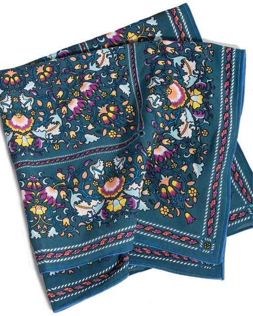 Saachi Blue Tagore Bandana
