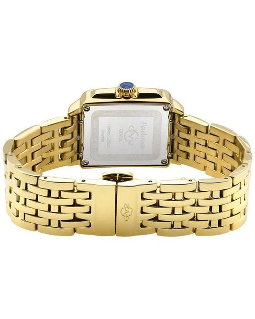 Gv2 Metallic Padova Gemstone Watch