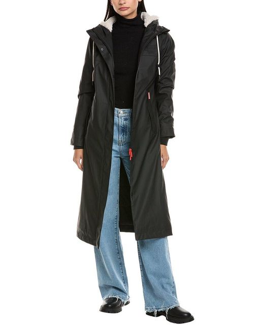 Hunter Black Sammy Rain Coat