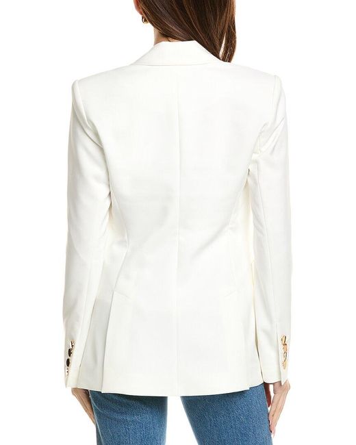 Toccin White Rory Single-Button Blazer