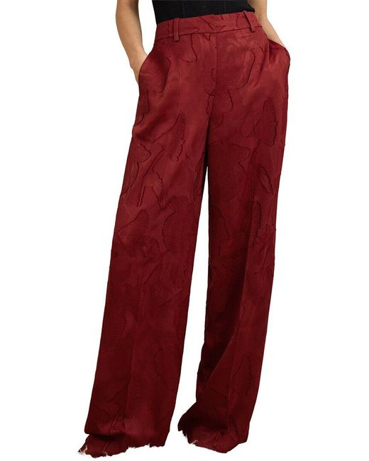 Reiss Red Ottelie Formal Trouser