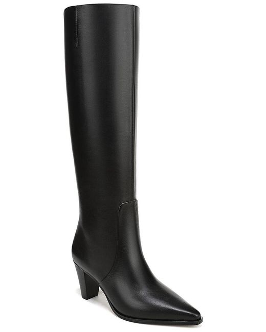 Franco Sarto Black L-Jaycen Leather Bootie