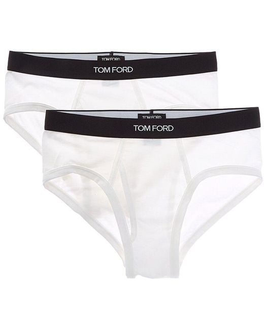 Tom Ford White 2Pk Brief for men