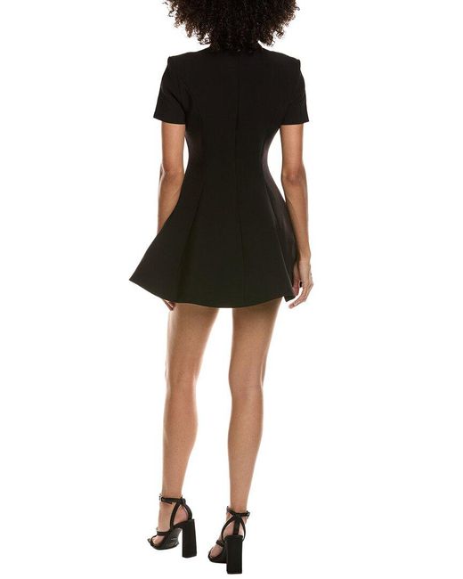 Bardot Zephyra Collar Mini Dress in Black | Lyst UK