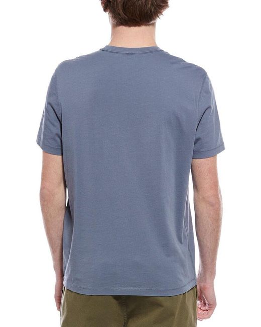 7 For All Mankind Blue Pocket T-Shirt for men