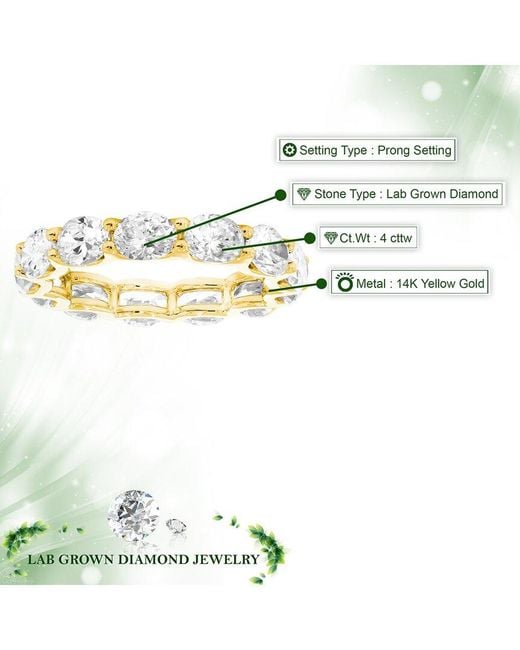 Amairah White 14K 4.00 Ct. Tw. Lab-Grown Diamond Ring