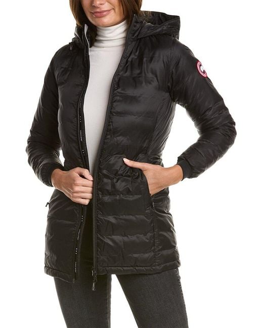 Canada Goose Camp Hooded Jacket in Black Lyst