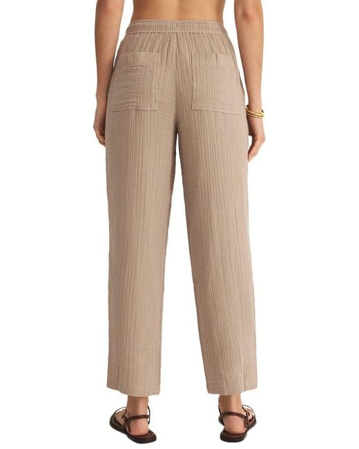 Z Supply Natural Plaza Airy Pant