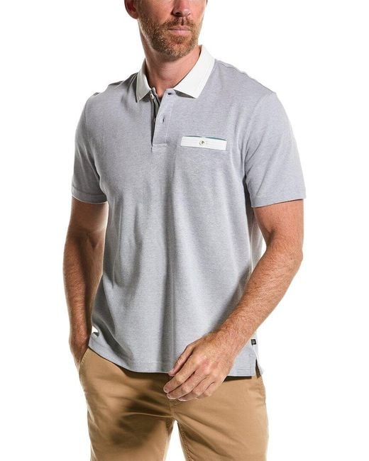 Ted Baker Blue Rancho Regular Fit Polo Shirt for men