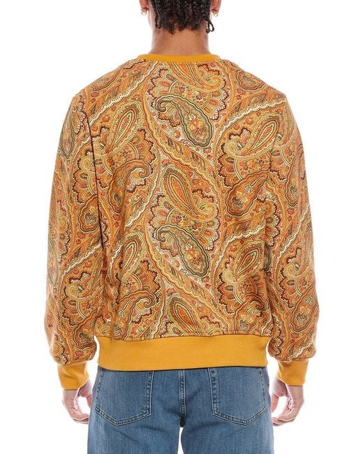 Etro Orange Sweatshirt for men