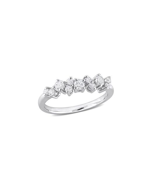 Rina Limor White Platinum 0.49 Ct. Tw. Diamond Half-Eternity Ring