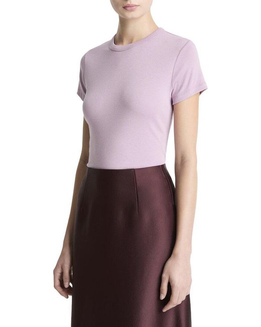 Vince Purple 90S Shrunken Tee