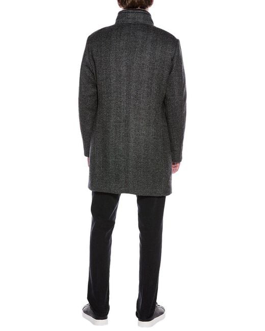 Moorer Black Bond Wool Down Jacket for men