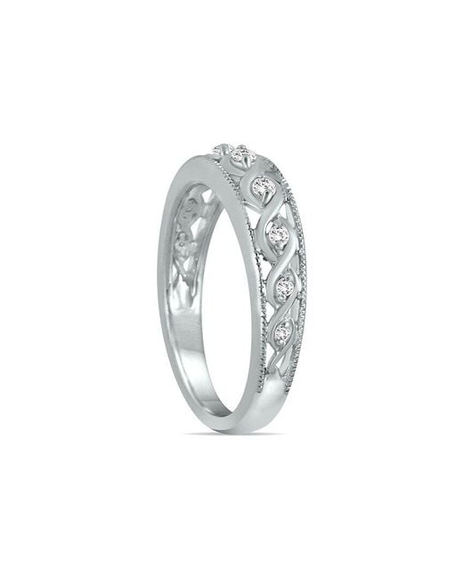 True Diamond White 14K 0.12 Ct. Tw. Diamond Ring