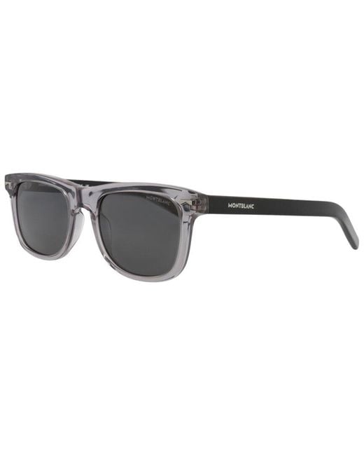 Montblanc Gray Mb0260S 53Mm Sunglasses for men