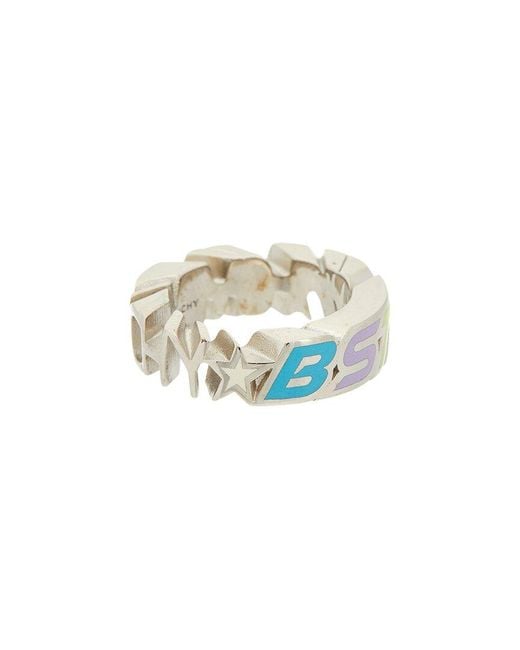Givenchy White Bstroy Ring