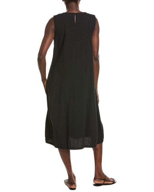 Eileen Fisher Black Lantern Dress