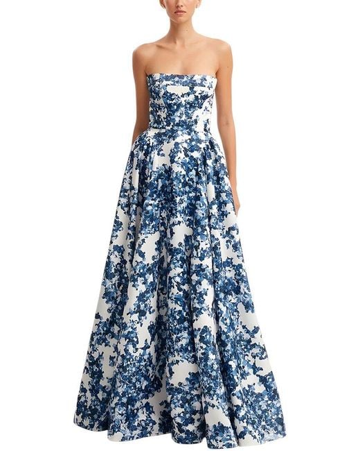 BELLA DESERT Blue Maxi Dress