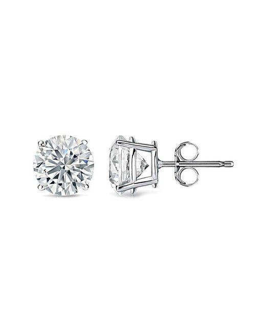Diana M White Fine Jewelry 14k 3.00 Ct. Tw. Diamond Earrings
