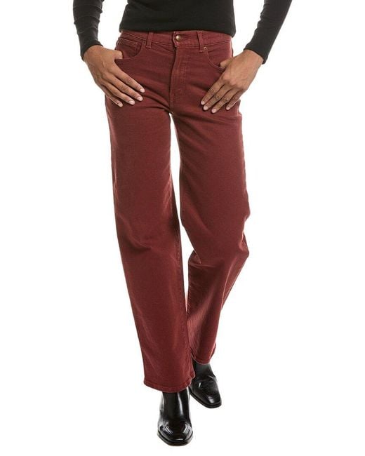 Madewell The Perfect Vintage Deep Redwood Wide Leg Jean