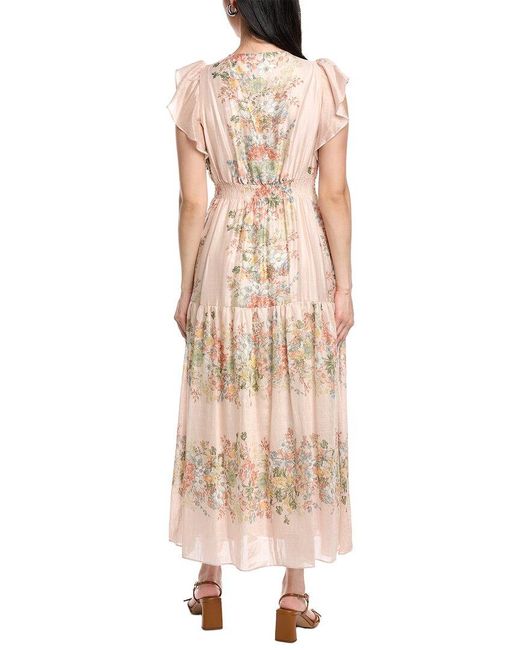 Taylor Natural Belted Maxi Dress