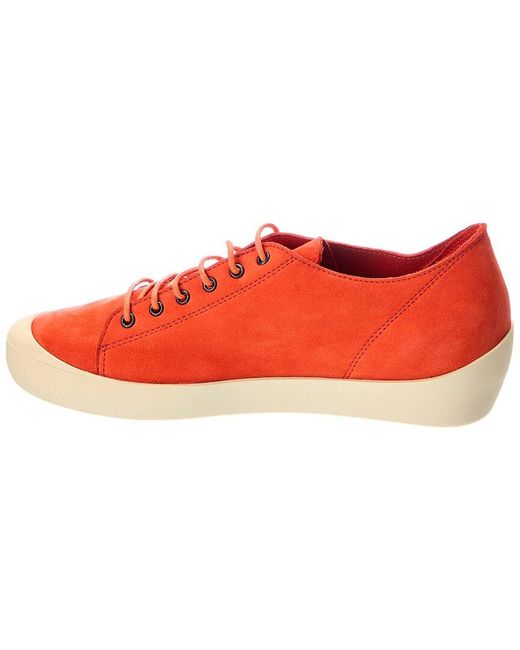 Arche Orange Hilaya Leather Sneaker