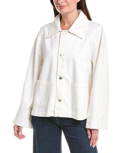 FRAME White The Swing Jacket