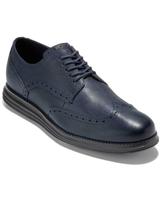 Cole Haan Blue Original Grand Leather Oxford for men