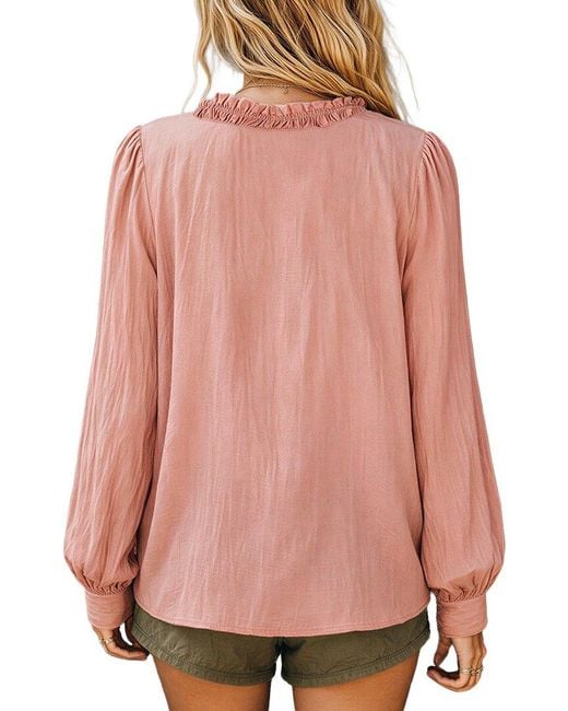Dilireba Red Blouse