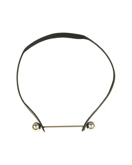 Eye Candy LA Luxe Collection Bar My Choker Necklace in Metallic Save