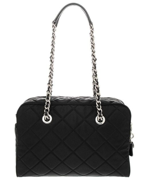 Prada Black Bauletto Shoulder Bag