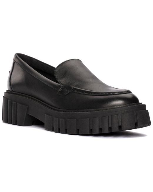 Clarks Black Page Loafer Leather Loafer