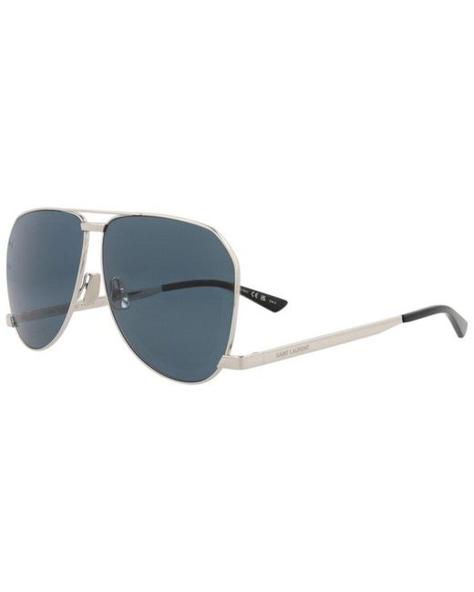 Saint Laurent Blue 61Mm Sunglasses for men