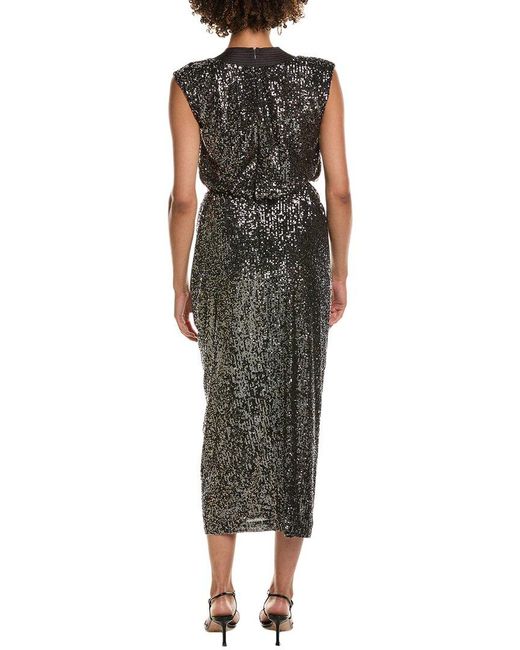 Halston Heritage Black Ranae Cocktail Dress