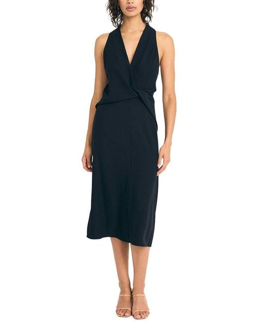 Luxely Blue Midi Dress