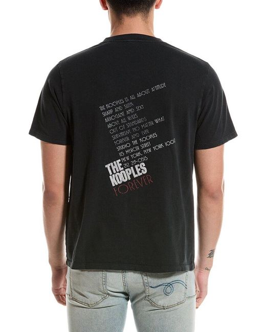 The Kooples Black T-shirt for men