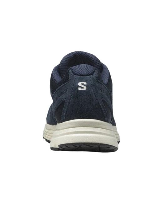 Salomon Blue X-Mission 7 Suede Sneaker