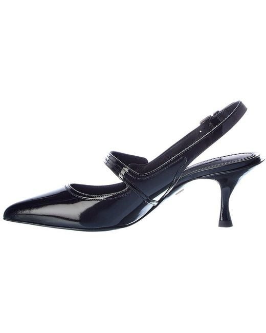 Dolce & Gabbana Blue Leather Slingback Pump