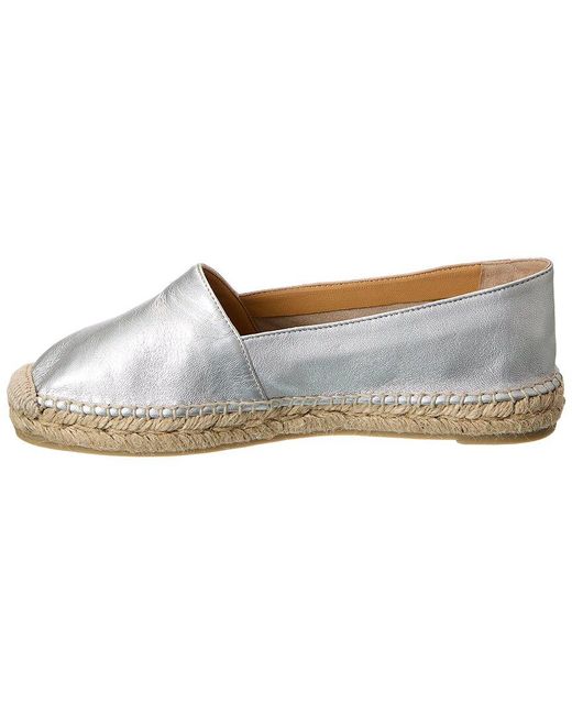 Castaner White Kenda Leather Espadrille