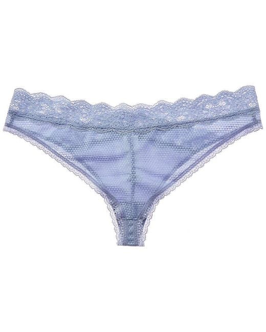 Passionata Blue Bklyn Lace Tanga