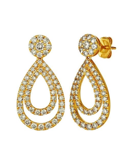 Le Vian Metallic Le Vian 14K 1.87 Ct. Tw. Diamond Earrings