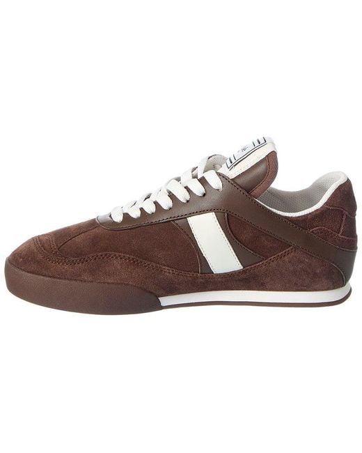 Chloé Brown Kick Suede Sneaker